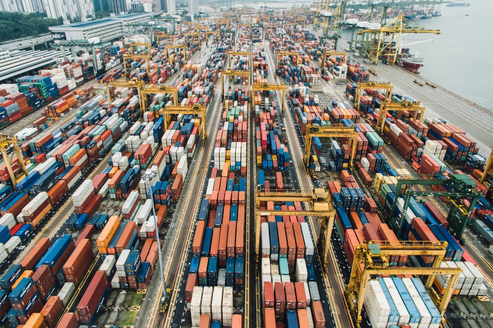 Export logistics and containers